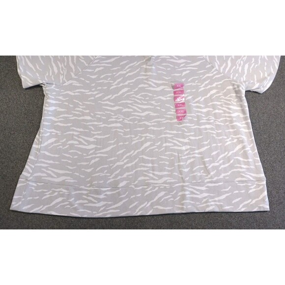 Jones New York Women’s Sleep Shirt Size XXL Short Sleeve Top Only - Picture 2 of 8